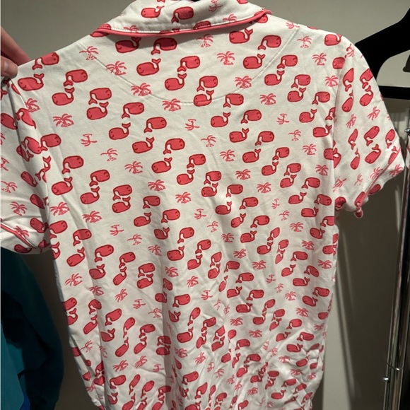 Roller Rabbit Pink Whale Patterned PJ Set - Picture 2 of 7